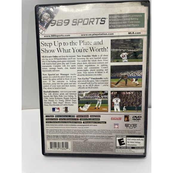 MLB 2005 - PlayStation 2 Game 989 Sports Game for PlayStation 2 Tested Works - Picture 9 of 10